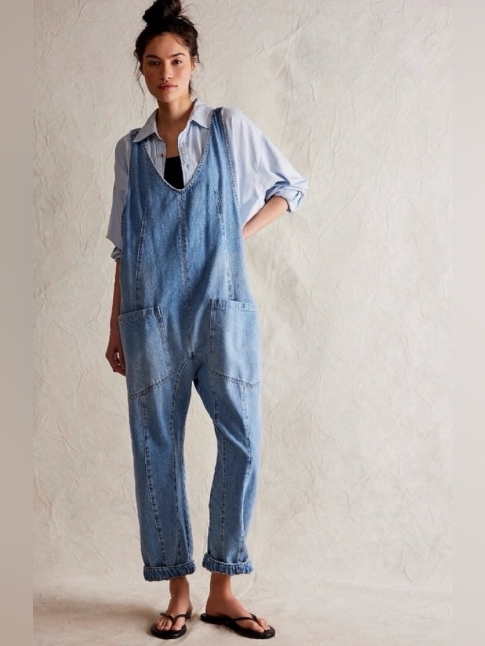 Free People / We the Free High Roller Jumpsuit - xs